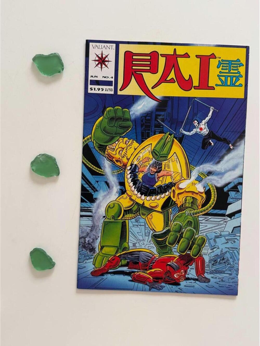 Rai #4 (1992) Valiant Comics Low Print • Key Final • Sci-Fi Samurai • Comic Book